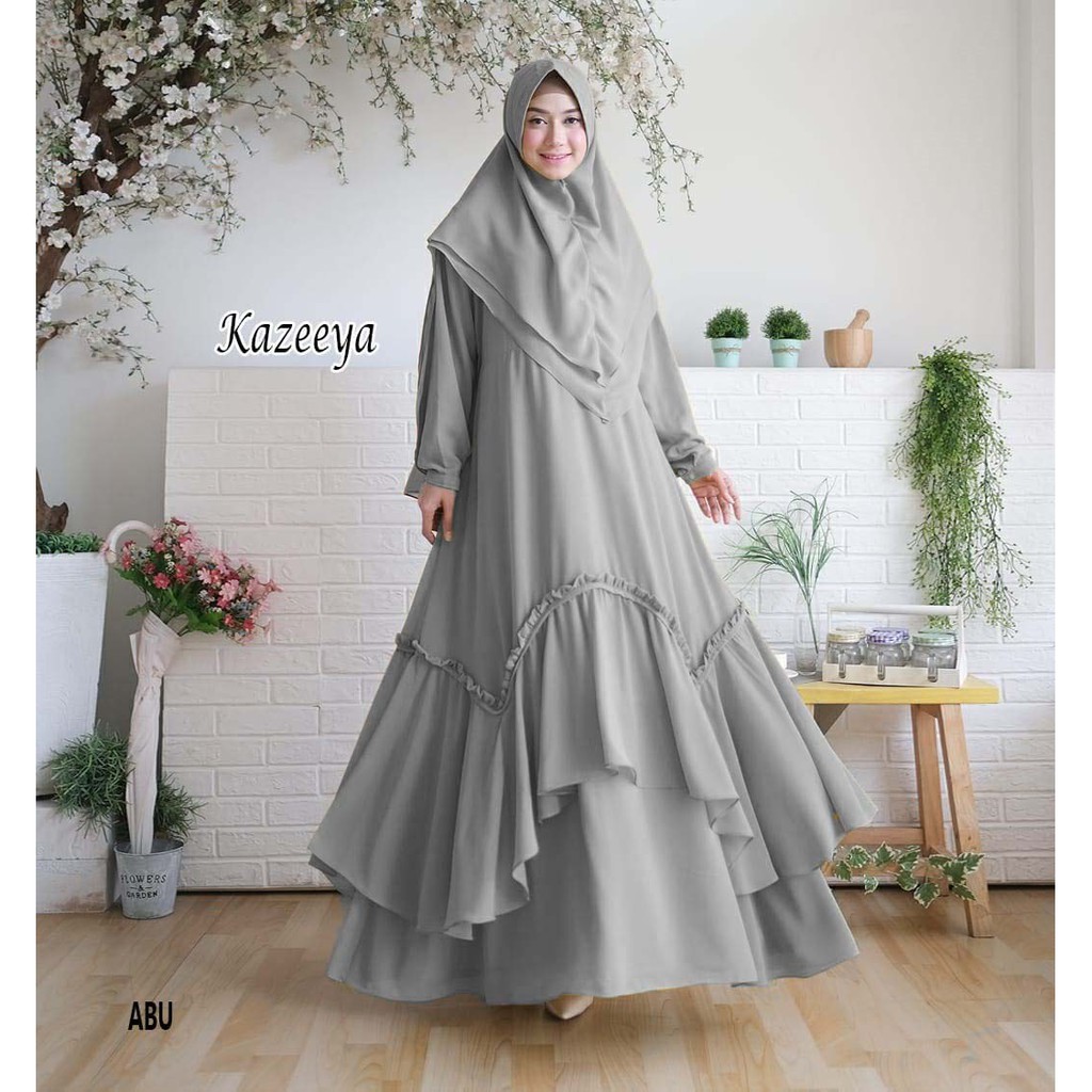 GAMIS SYARI JUMBO KAZEEYA / GAMIS JUMBO LD 120 / DRESS JUMBO SYARI