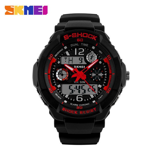 Jam Tangan Anak - AD1060 - Red - EMWS7ARE SKMEI