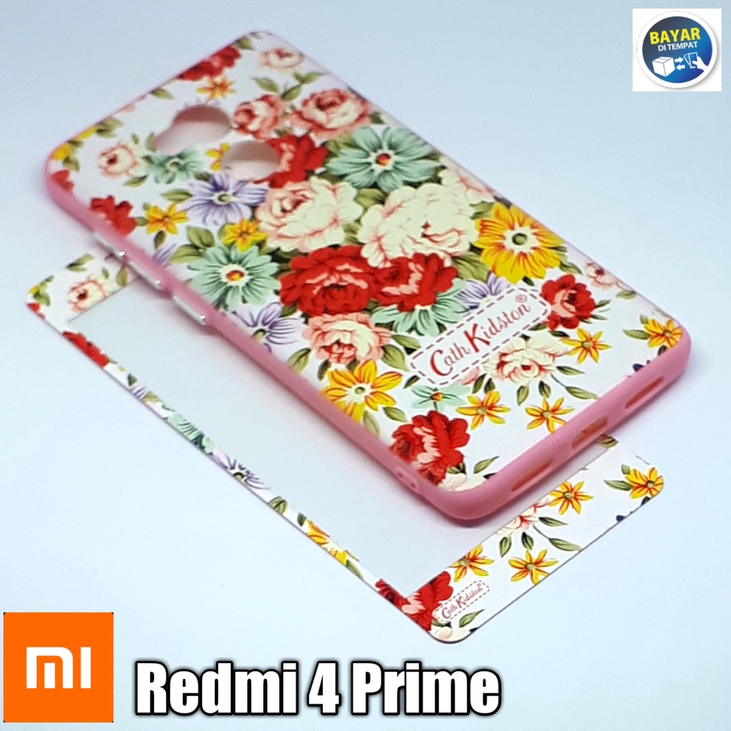 Casing Xiaomi Redmi 4 Prime Case 360 CK + Tempered Glass