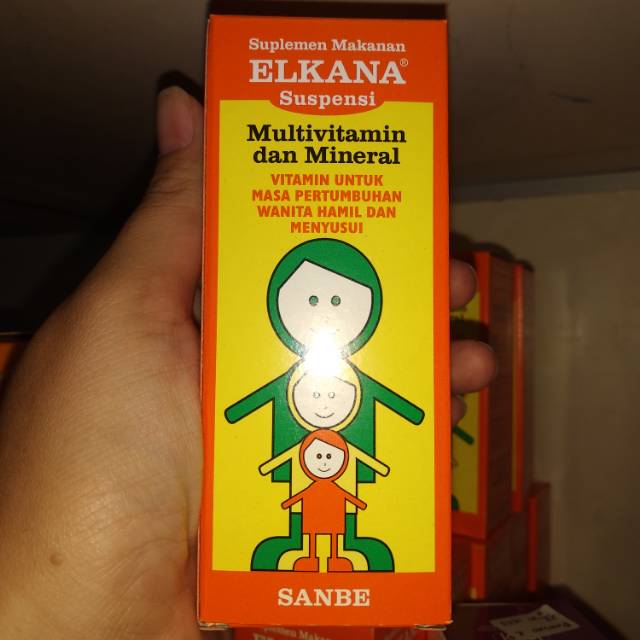 Vitamin daya tahan tubuh ELKANA SIRUP 60ML