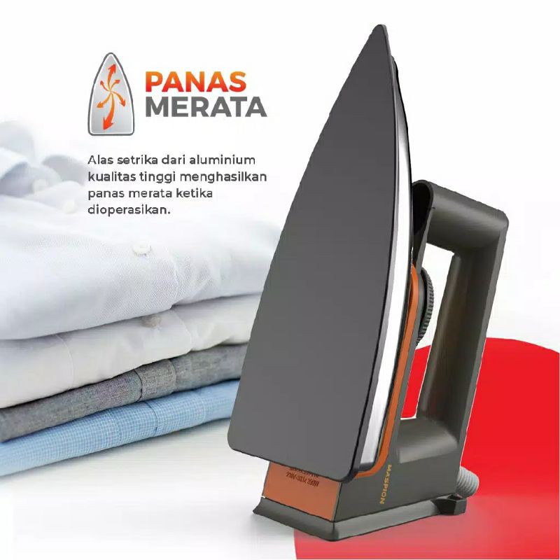 Maspion Setrika  Listrik HA-110 Dry Iron HA110 Murah Original