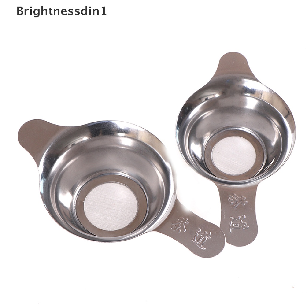 Corong Saringan Daun Teh Bahan Stainless Steel Mesh Halus 1 In 1 Untuk Aksesoris Butik