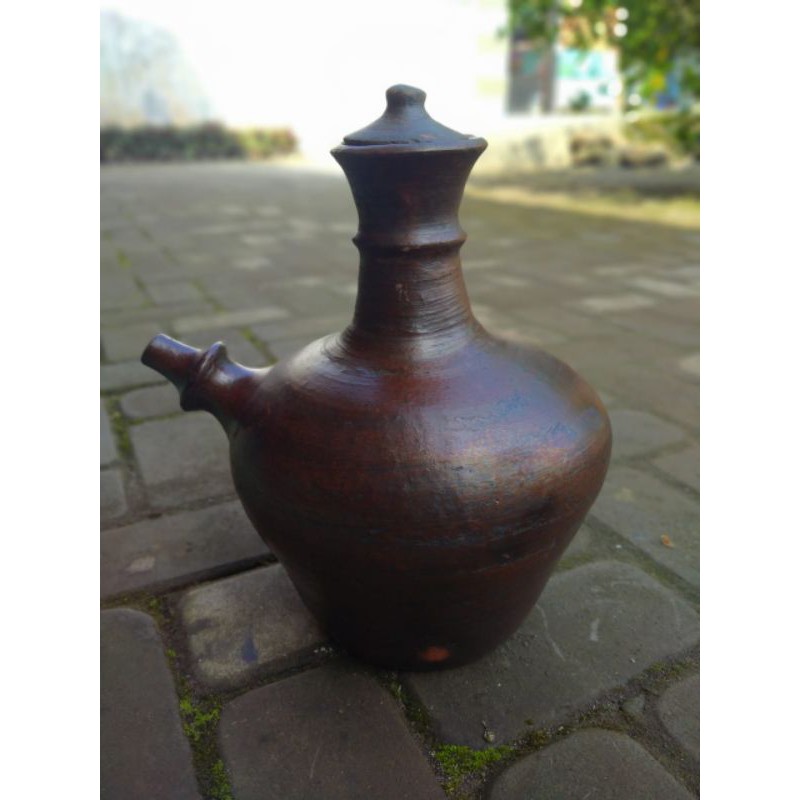 Kendi air minum tanah liat kendi gogok tanah liat gerabah tanah liat alami