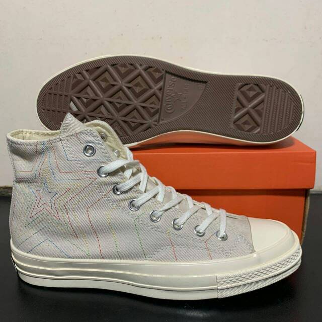 Jual Converse chuck 70 hi rainbow star Indonesia|Shopee Indonesia