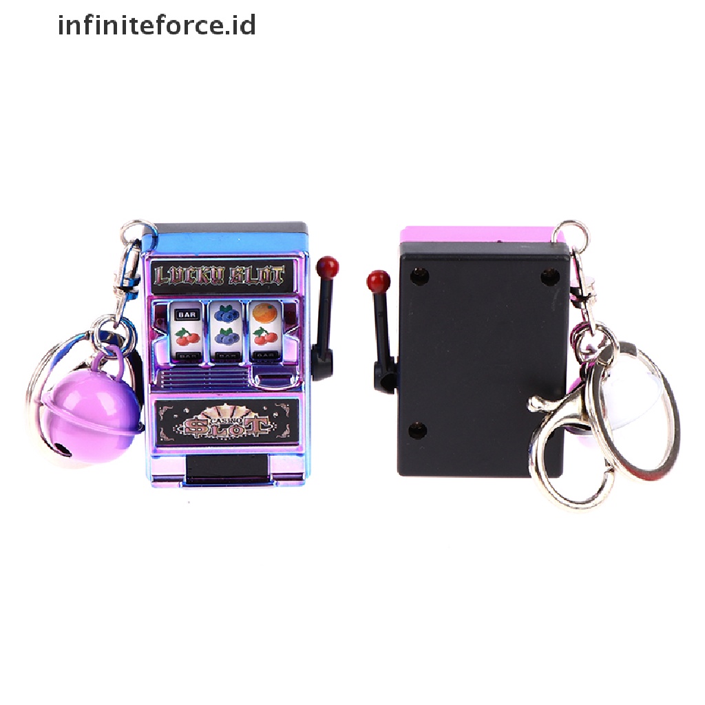 Infiniteforce.id Gantungan Kunci Mesin Slot Mini Untuk Hadiah Anak