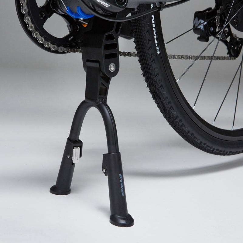 BTWIN Penyangga Standar Sepeda Dua Kaki Dapat Disesuaikan 26-28 Inch