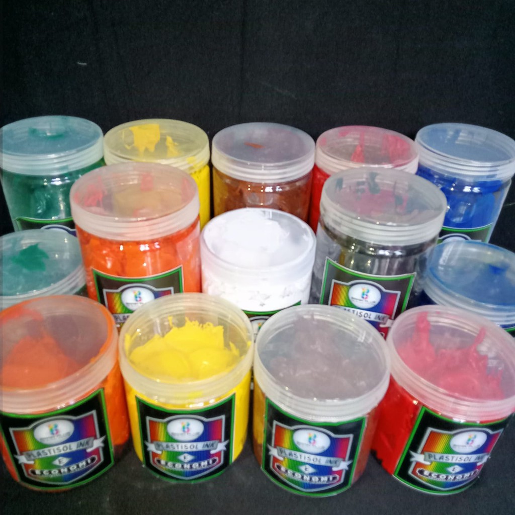 

HJK Tinta Sablon PLASTISOL ECONOMY Brain Plus KUNING 500gr