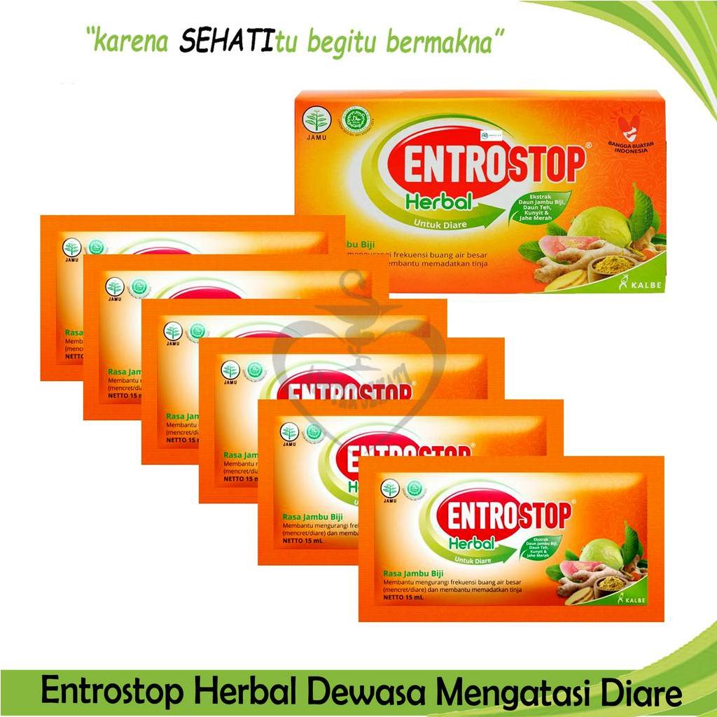 Entrostop Herbal Cair Mengurangi Diare Mencret Dewasa