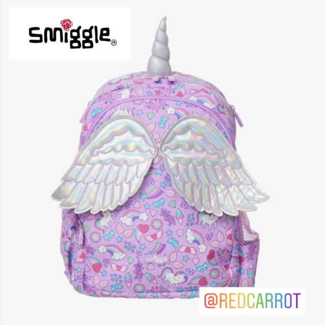 SMIGGLE ORIGINAL JUNIOR COSMOS TAS RANSEL ANAK SMIGGLE UNICORN SAYAP