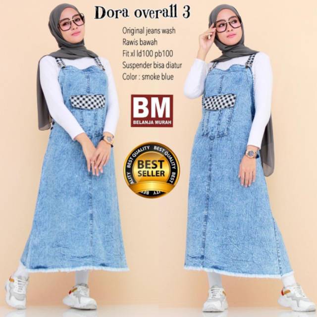 Overall jeans snow 7/8 //JF802