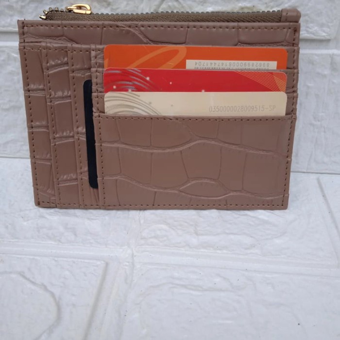 

Dijual Dompet Kartu Zipper/Card Holder Croco/Card Walet Diskon