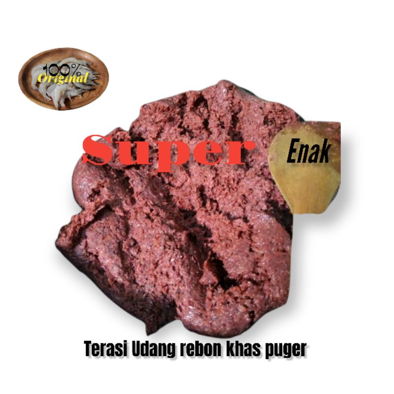 

Terasi puger asli /Terasi udang rebon/Terasi murni