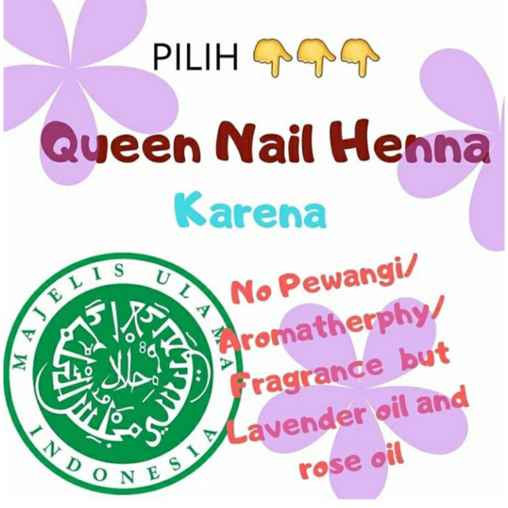 KUTEK HALAL/KUTEK MUSLIMAH/QUEEN NAIL HENNA BPOM