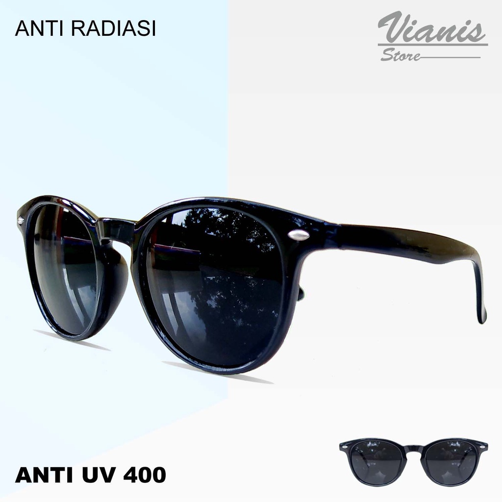 Frame kacamata Hitam Model Korea Keren cowok cewek