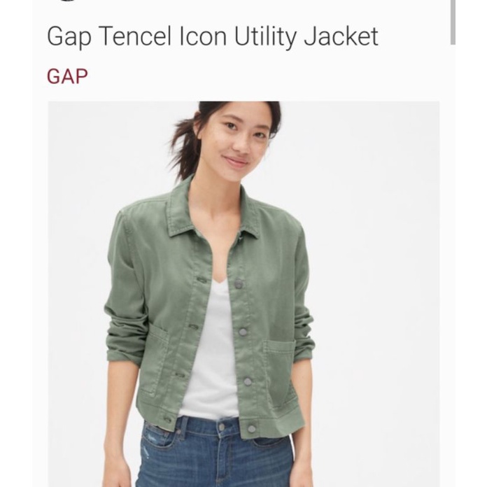 GAP TencelIcon Utility Jacket Original Branded