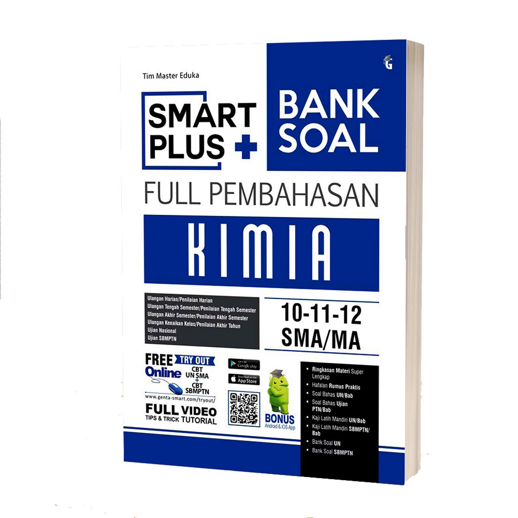 BUKU PELAJAR SMA SMART PLUS KIMIA SMA/MA BANK SOAL FULL PEMBAHASAN