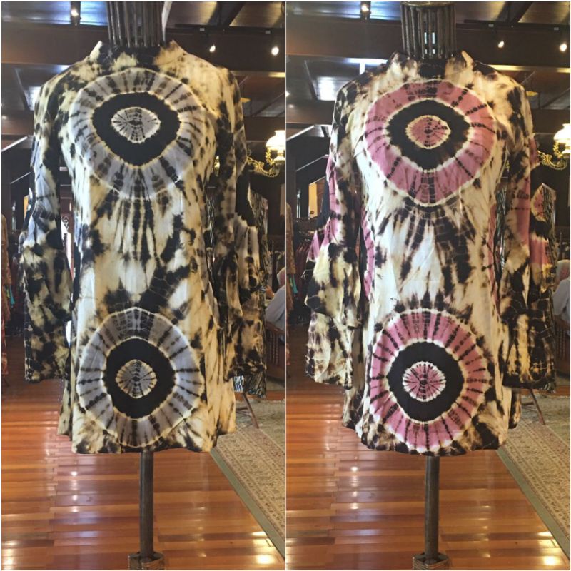 Tie Dye Tunik by Dian Pelangi LIMITED EDITION Baju Atasan Blus Batik Casual Formal Kerja Kantor Pest
