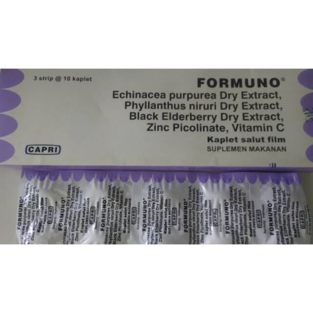 Formuno tab/Memelihara daya tahan tubuh/vitamin imun