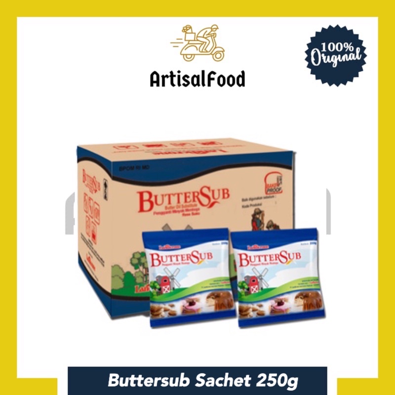 

margarin BUTTERSUB MILKY BOS SACHET 250gr ORI