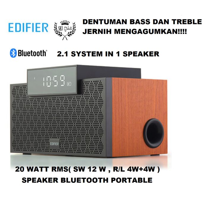 Edifier M260 Speaker Bluetooth Portable 20 Watt RMS 3D Sound DEEP BASS