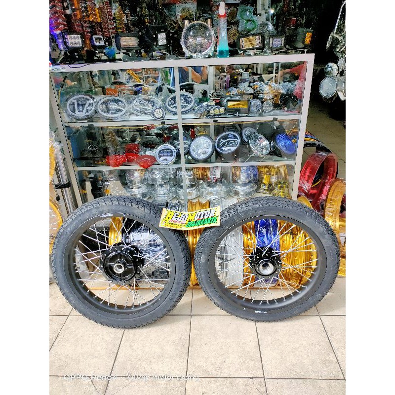 paket ban set rx king tapak lebar ring 18