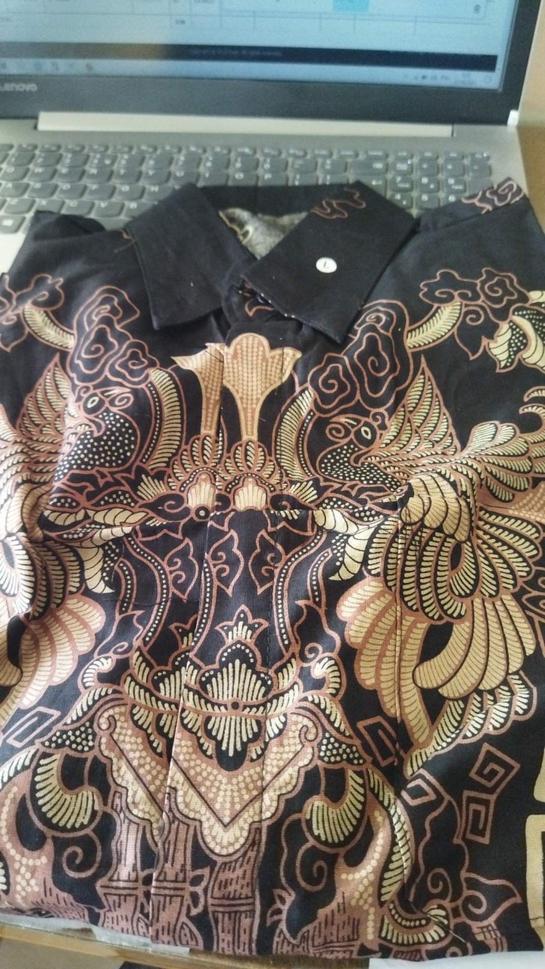 Kemeja Batik Lengan Panjang Size M L Xl Xxl Xxxl