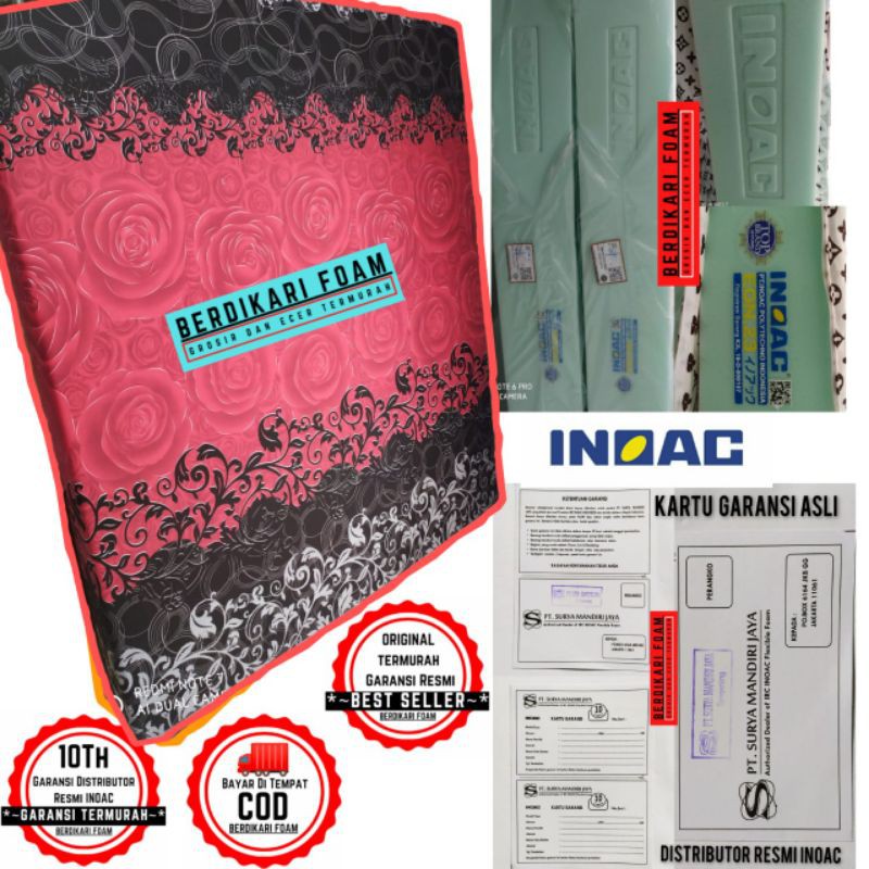 Inoac 200x180x40 Kasur Busa Inoac Eon D23 Garansi 10th