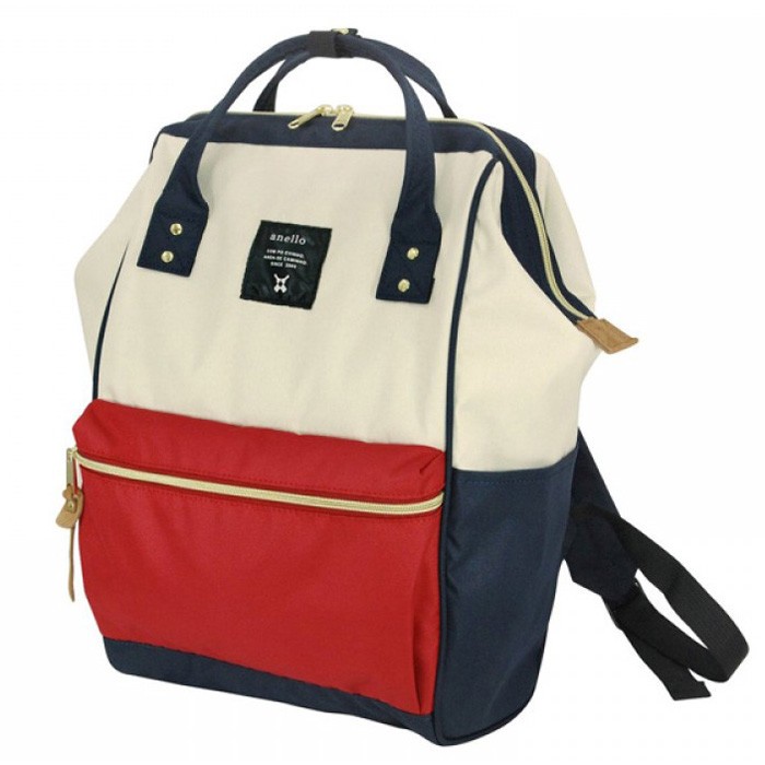 nello Tas Ransel Oxford 600D - White/Red
