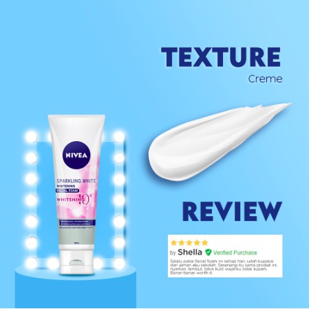 Nivea Sparkling Bright Facial Foam Pearl