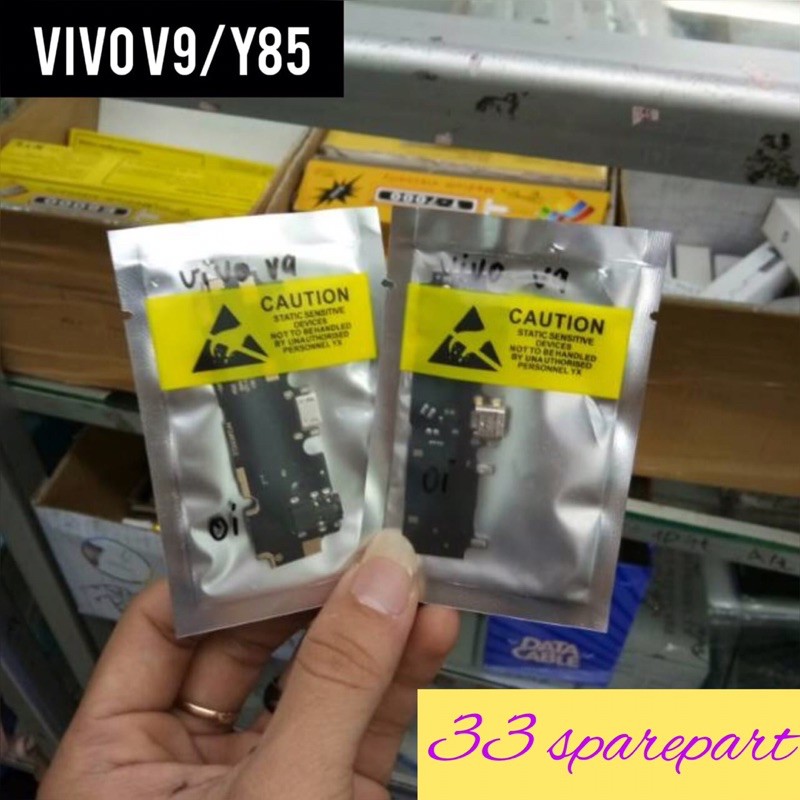 FLEXIBLE CHARGER/PBC + MIC + H/F VIVO V9/Y85/Y89 ORIGINAL