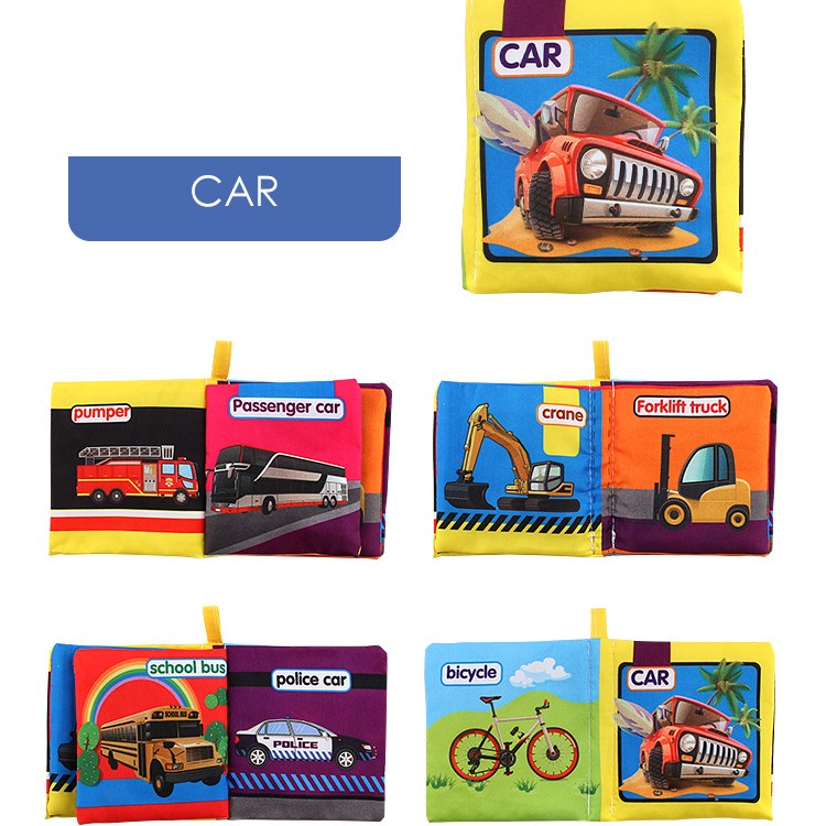 BABY STORE01 - BE BUKU EDUKASI / BUKU DENGAN BAHAN KAIN HALUS / MAINAN BUKU KAIN BUKU CERITA BAYI