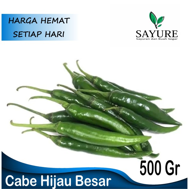 

CABE CABAI HIJAU BESAR 500 GR