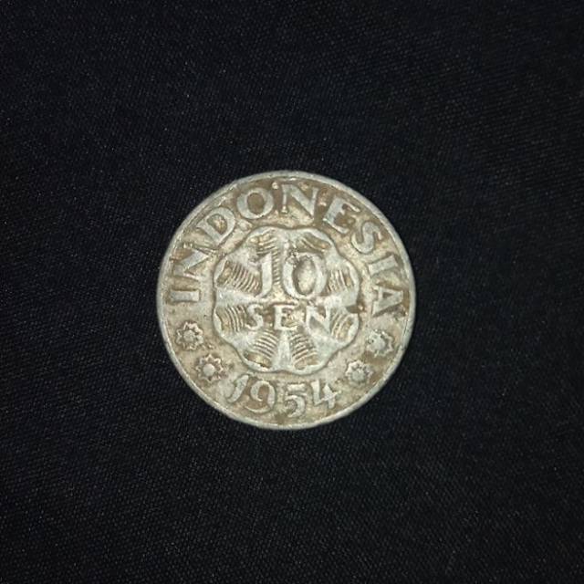 Uang koin asli 10 sen tahun 1953