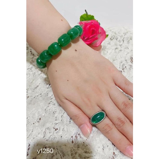 gelang/ cincin giok asli