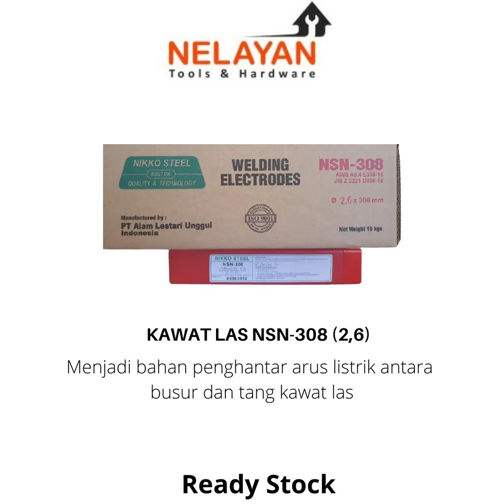 KAWAT LAS - Kawat Las Nsn-308 (2,6)