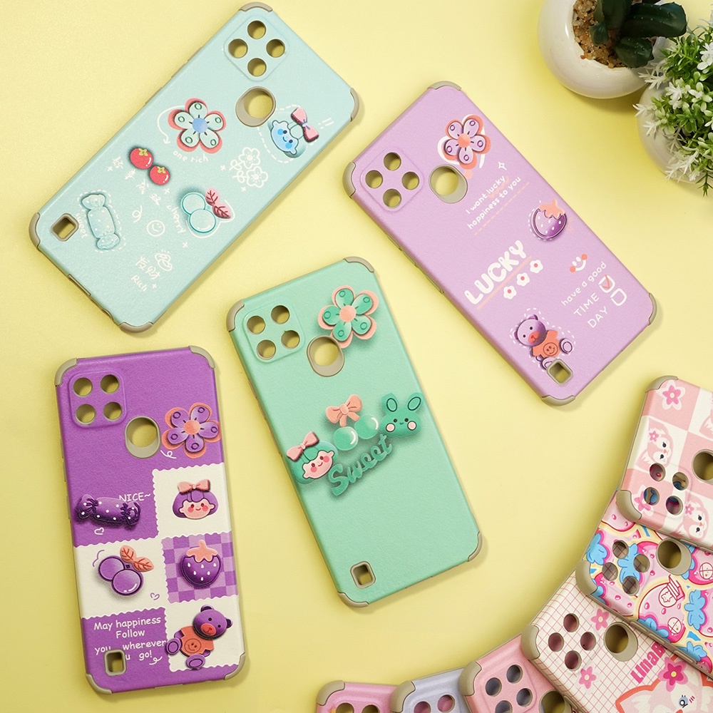 CASE GAMBAR OPPO A15 A16 A53 A54 F1S C21Y Y21S  NOTE 10 8 PRO 9 9PRO POCO M3 X3 CASE CUTE GAMBAR