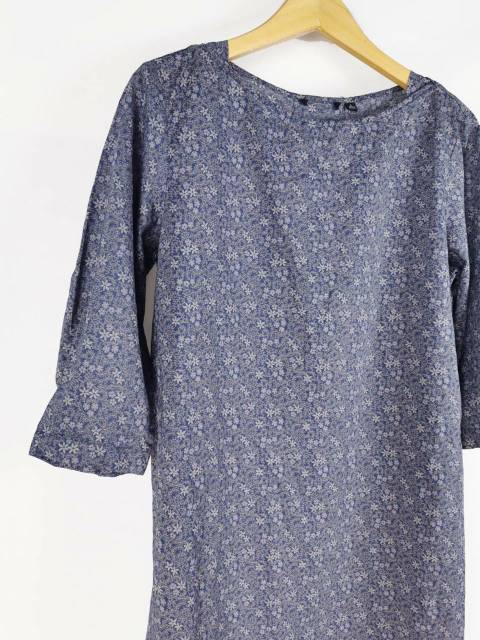 Uniqlo blue vintage dress