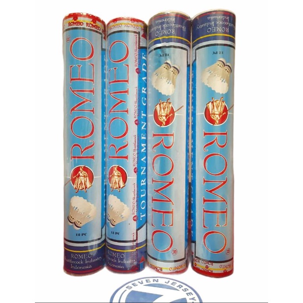 Kok Shuttlecock Romeo Biru Hijau Badminton Bulu Tangkis