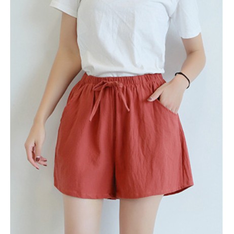 Korean Casual Short Pants Celana Pendek Wanita 2442 (S-XL)