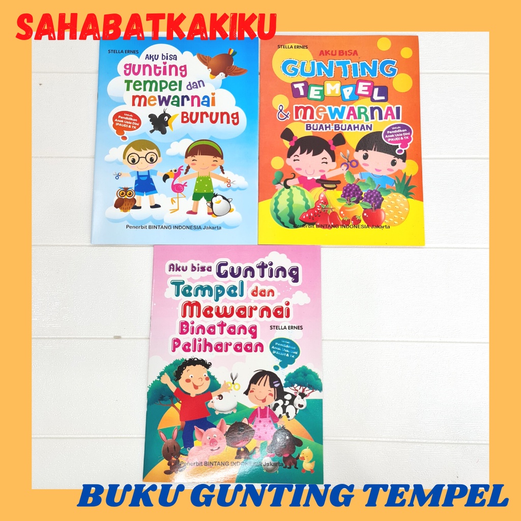 

Buku Aktifitas Gunting Tempel dan Mewarnai