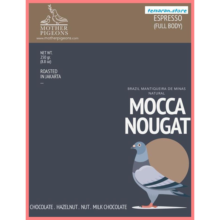 

Kopi- MOCCA NOUGAT (Brazil Mantiqueira Natural) -Biji-Kopi.