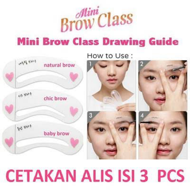 Cetakan Alis Mini Brow Class