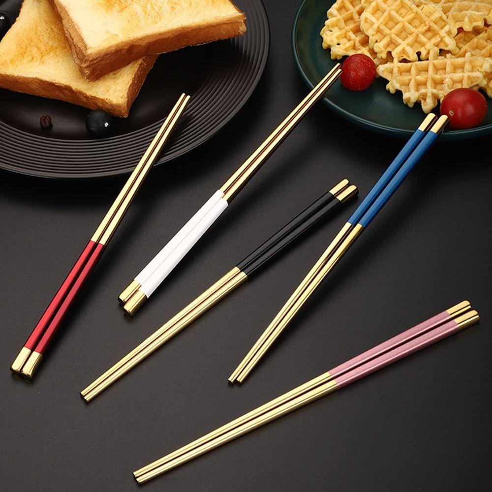 Top Sumpit Set Untuk Dapur Rumah Peralatan Makan Portable Anti slip