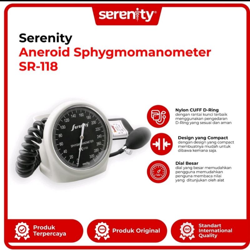 Tensi meter Aneroid Serenity SR-118