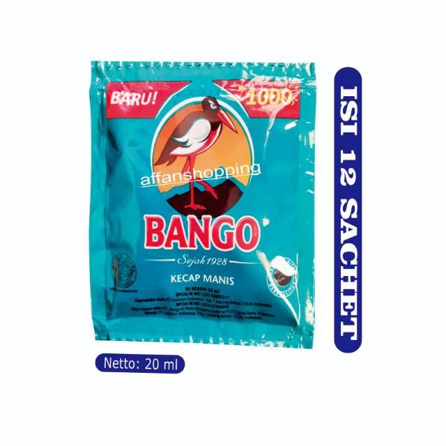 Kecap BANGO Rp 1000 / Kecap Manis BANGO Sachet Shopee