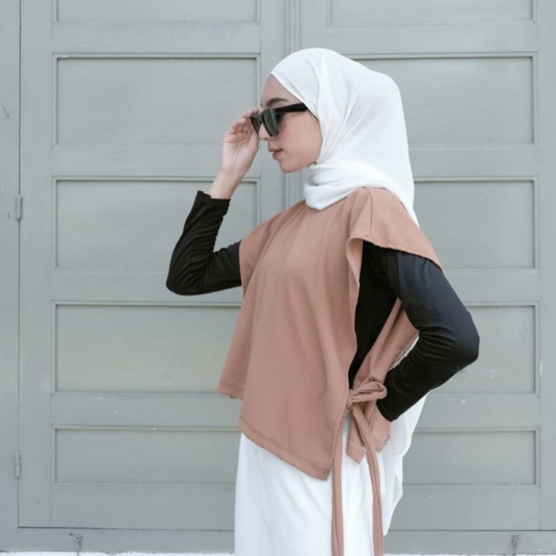 Naura Vest Tali Premium / Vest Rompi wanita / vest Blouse Wanita / Blouse Rompi Wanita / Vest Kaos