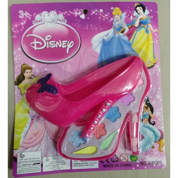 Mainan Beauty Alat Makeup Sepatu Princess H9005 Make up bisa diaplikasikan dibilas air hilang