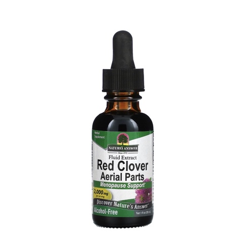 Natures Answer Red Clover Aerial Parts Fluid Extract Alcohol Free 2000 mg 30 ml