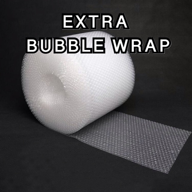 

Extra Bubble Wrap + Box. supaya packaging lebih aman