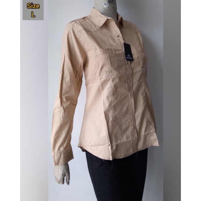 KEMEJA WANITA / KEMEJA KANTOR NEVADA BRANDED MATAHARI MURAH KMJNVD628